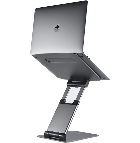 Ergonomic Laptop stand for desk, Adjustable height up to 20", Laptop riser computer stand for laptop, Portable laptop stands, Fits MacBook, Laptops 10 15 17 inches, Laptop holder and Laptop desk stand